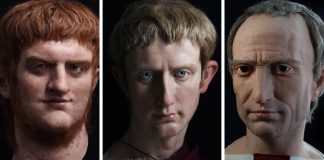 Los rostros de Nerón, Julio César, Augusto y Calígula son recreados por artista español