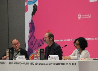 Presentación de la novela La tierra de la gran promesa, de Juan Villoro