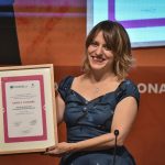 Daniela Tarazona recibe el Premio Sor Juana Inés de la Cruz 2022