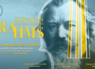 Sonatas para violonchelo de Brahms, este viernes 23 de junio, música en el Paraninfo