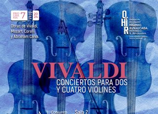 Orquesta de Cámara Higinio Ruvalcaba: ‘Vivaldi, conciertos para dos y cuatro violines’, en Conjunto Santander