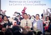 El Caricaturista Darío Castillejos recibió homenaje con La Catrina en la FIL